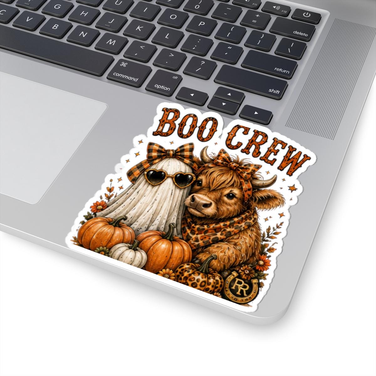 Ghost & Highland Cow Kiss-Cut Stickers