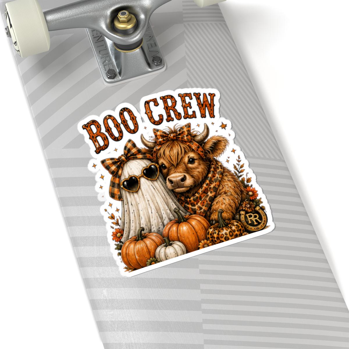 Ghost & Highland Cow Kiss-Cut Stickers