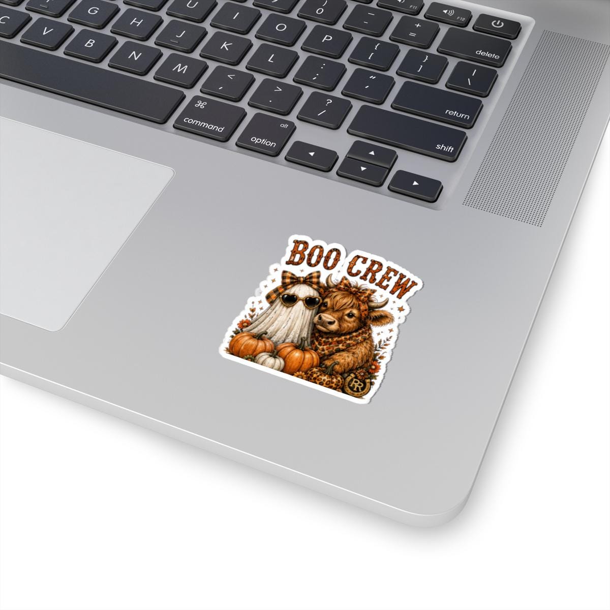 Ghost & Highland Cow Kiss-Cut Stickers