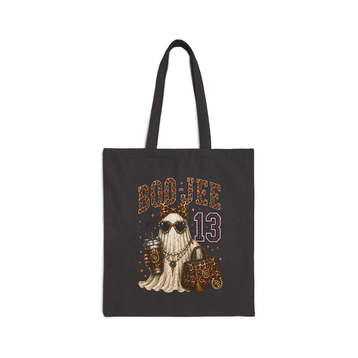 Boo-Jee Ghost Cotton Canvas Tote Bag