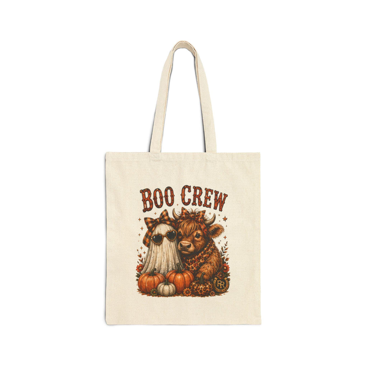 Boo Crew Cotton Canvas Tote Bag